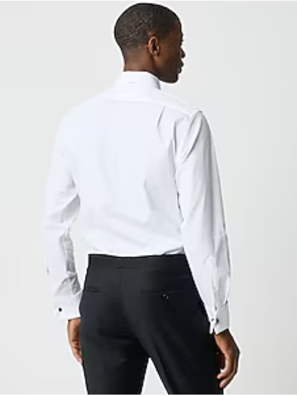 J Crew Factory men’s Thompson tuxedo shirt white Size 15 1/2 X 32 NWT - Picture 3 of 7